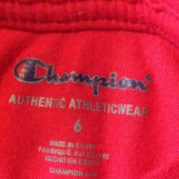 Champion red tee shirt - Picture 2 of 3